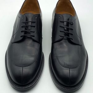 Dries Van Noten Men's Black Gray Lace-up Derbys